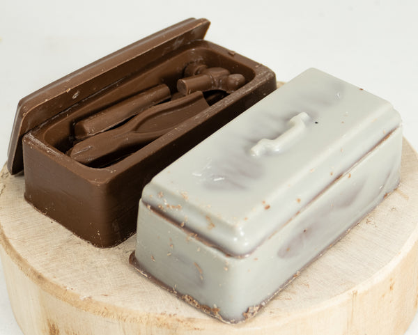 Coffre à outil en chocolat