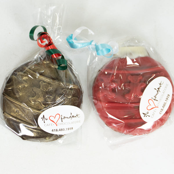 Boule de Noël au riz soufflé