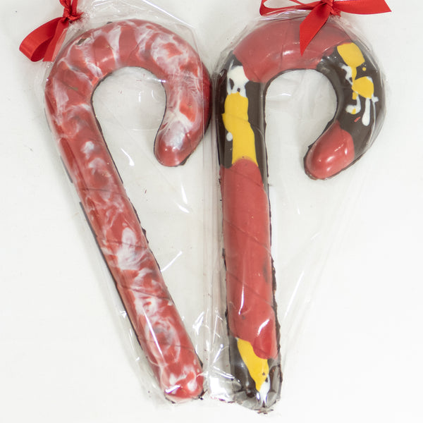 Canne de Noël à la guimauve caramel